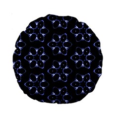 Purple Circle Wallpaper Standard 15  Premium Round Cushions by HermanTelo