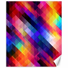 Abstract Background Colorful Pattern Canvas 20  X 24  by Bajindul
