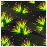 Floral Abstract Lines Canvas 12  x 12  11.4 x11.56  Canvas - 1