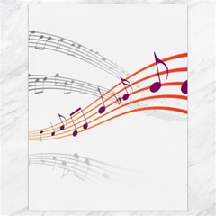 Music Notes Clef Sound Canvas 18  X 24  by Bajindul