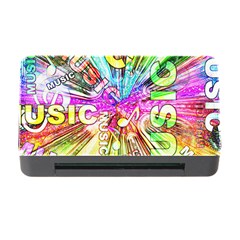 Music Abstract Sound Colorful Memory Card Reader With Cf by Bajindul