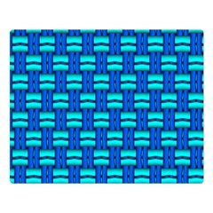 Pattern Graphic Background Image Blue Double Sided Flano Blanket (large)  by Bajindul