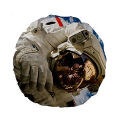 Astronaut Space Shuttle Discovery Standard 15  Premium Round Cushions by Pakrebo