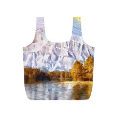 Painting Paint Landscape Nature Full Print Recycle Bag (s) by Pakrebo