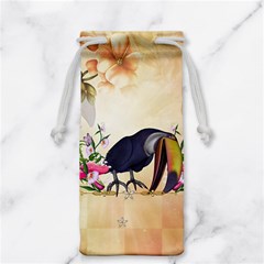 Funny Coutan With Flowers Jewelry Bag by FantasyWorld7