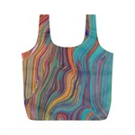 Colorful sketch Full Print Recycle Bag (M) Front