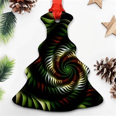 Fractal Christmas Colors Christmas Ornament (christmas Tree)  by Pakrebo