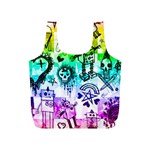 Rainbow Scene Kid Sketches Full Print Recycle Bag (S) Front
