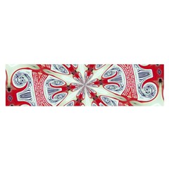 Kaleidoscope Background Bottles Satin Scarf (oblong) by Pakrebo