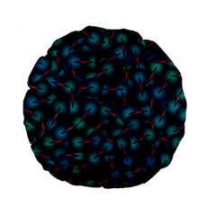 Background Abstract Textile Design Standard 15  Premium Round Cushions by Pakrebo