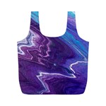 Color Acrylic Paint Art Painting Art Full Print Recycle Bag (M) Front