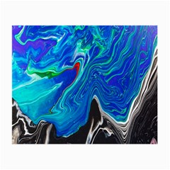 Paint Acrylic Paint Art Colorful Blue Small Glasses Cloth (2 Sides) by Pakrebo
