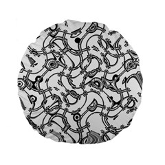 Unfinishedbusiness Standard 15  Premium Flano Round Cushions by designsbyamerianna