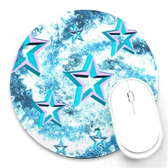 Stars Background Star Shiny Round Mousepads by Pakrebo