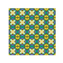Seamless Wallpaper Pattern Symmetry Small Satin Scarf (square) by Pakrebo