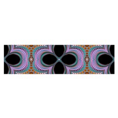 Seamless Wallpaper Pattern Ornament Art Pattern Satin Scarf (oblong) by Pakrebo