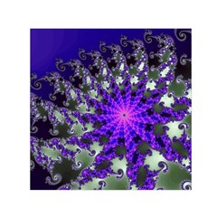 Fractal Rendering Digital Art Small Satin Scarf (square) by Pakrebo