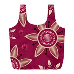 Background Non Seamless Pattern Art Full Print Recycle Bag (L) Front