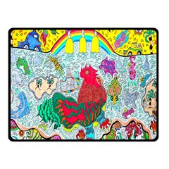 Supersonic Key West Gypsy Blast Double Sided Fleece Blanket (small)  by chellerayartisans