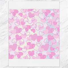Valentine Background Hearts Canvas 12  X 16  by Bajindul
