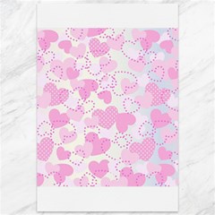 Valentine Background Hearts Canvas 12  X 18  by Bajindul