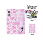 Valentine Background Hearts Playing Cards 54 Designs (Mini) Front - ClubQ