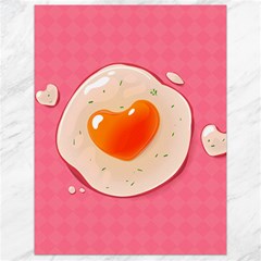 Omelette Heart Pink Valentine Canvas 18  X 24  by Bajindul