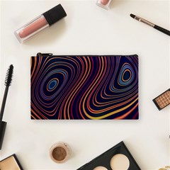 Fractal Mathematics Generated Cosmetic Bag (small) by Bajindul