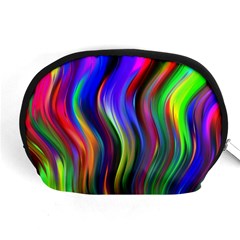 Lines Swinging Plasma Cross Accessory Pouch (medium) by Bajindul