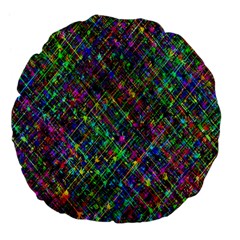 Pattern Artistically Large 18  Premium Flano Round Cushions by HermanTelo