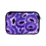 Sliced Kiwi Fruits Purple Apple iPad Mini Zipper Cases Front
