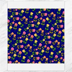 Flowers Roses Blue Canvas 11  X 14  by Bajindul
