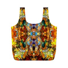 Ml-c6-2 Full Print Recycle Bag (m) by ArtworkByPatrick