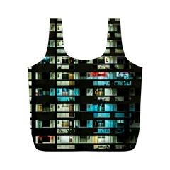 Architectural Design Architecture Building Cityscape Full Print Recycle Bag (m) by Pakrebo