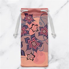 Flowers Orange Purple Warm Jewelry Bag by Bajindul