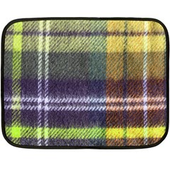 Yellow Plaid Flannel Double Sided Fleece Blanket (mini)  by snowwhitegirl