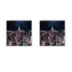 Architecture Buildings City Cufflinks (square) by Simbadda