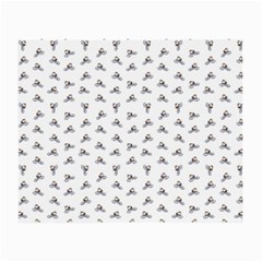 Cycling Motif Design Pattern Small Glasses Cloth by dflcprintsclothing