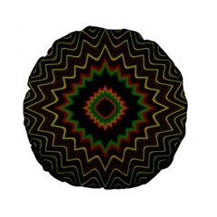Fractal Artwork Idea Allegory Abstract Standard 15  Premium Flano Round Cushions by Sudhe