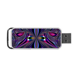 Abstract Art Fractal Fulcolor Portable Usb Flash (one Side) by Sudhe