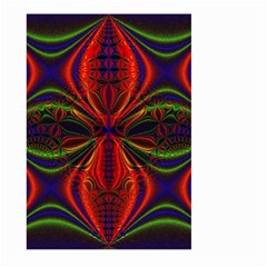 Abstract Art Fractal Large Garden Flag (two Sides) by Sudhe