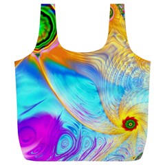 Artwork Digital Art Fractal Colors Full Print Recycle Bag (xl) by Pakrebo