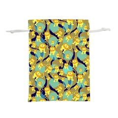 Cute Lions Pattern Lightweight Drawstring Pouch (m) by bloomingvinedesign