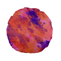Harshenvironment Standard 15  Premium Flano Round Cushions by designsbyamerianna