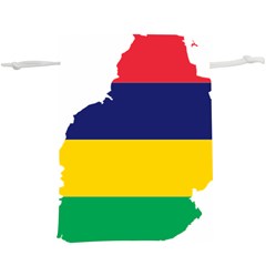 Mauritius Flag Map Geography  Lightweight Drawstring Pouch (xl) by Sapixe