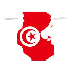 Tunisia Flag Map Geography Outline Lightweight Drawstring Pouch (m) by Sapixe