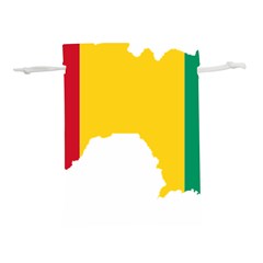 Guinea Flag Map Geography Outline Lightweight Drawstring Pouch (s) by Sapixe
