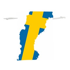 Sweden Country Europe Flag Borders Lightweight Drawstring Pouch (m) by Sapixe