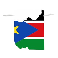 South Sudan Flag Map Geography Lightweight Drawstring Pouch (m) by Sapixe