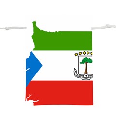 Equatorial Guinea Flag Map  Lightweight Drawstring Pouch (xl) by Sapixe